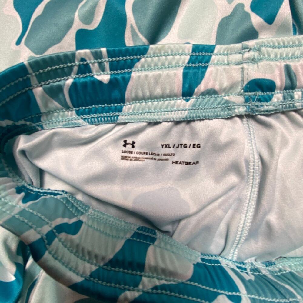 Under Armour Boys Youth XL Athletic Shorts Lot Black Camo - Picture 4 of 16
